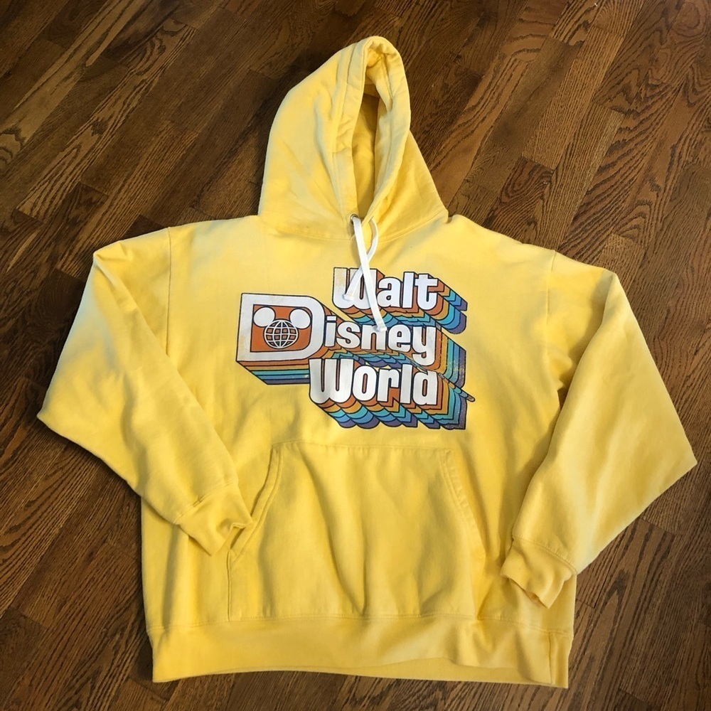 Disney yellow hoodie